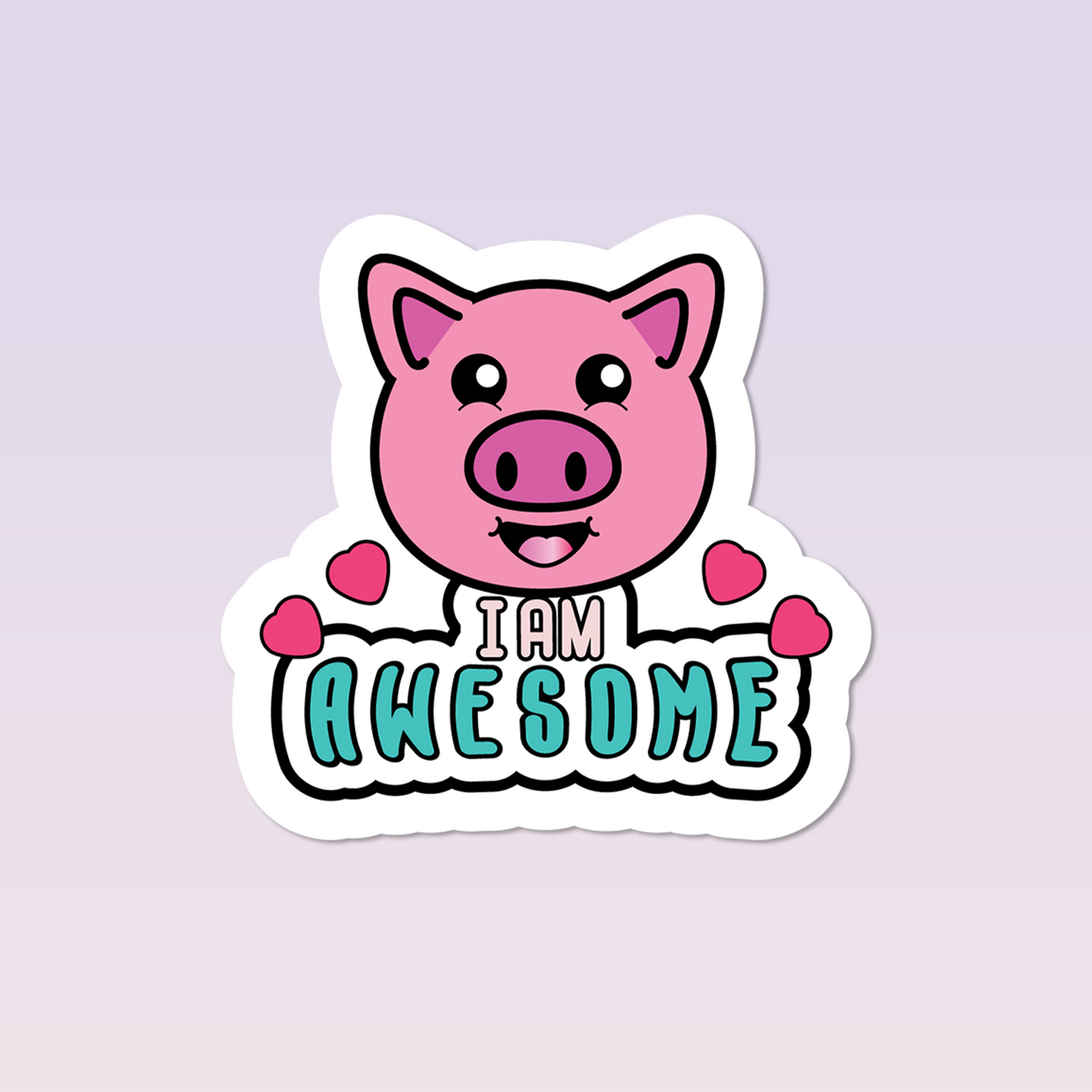 I Am Awesome Sticker - The Cute I Am's