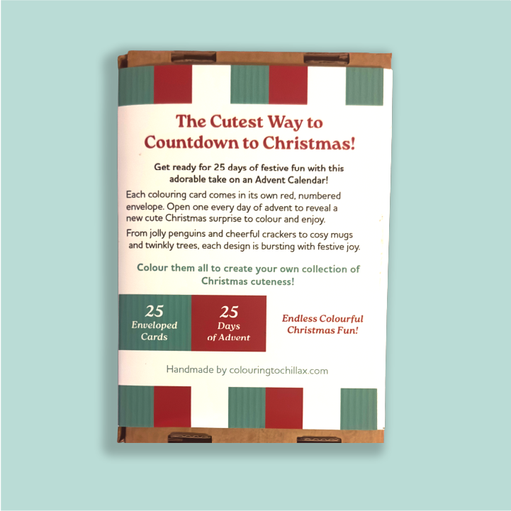 The Cutest Christmas: Advent Colouring Cards