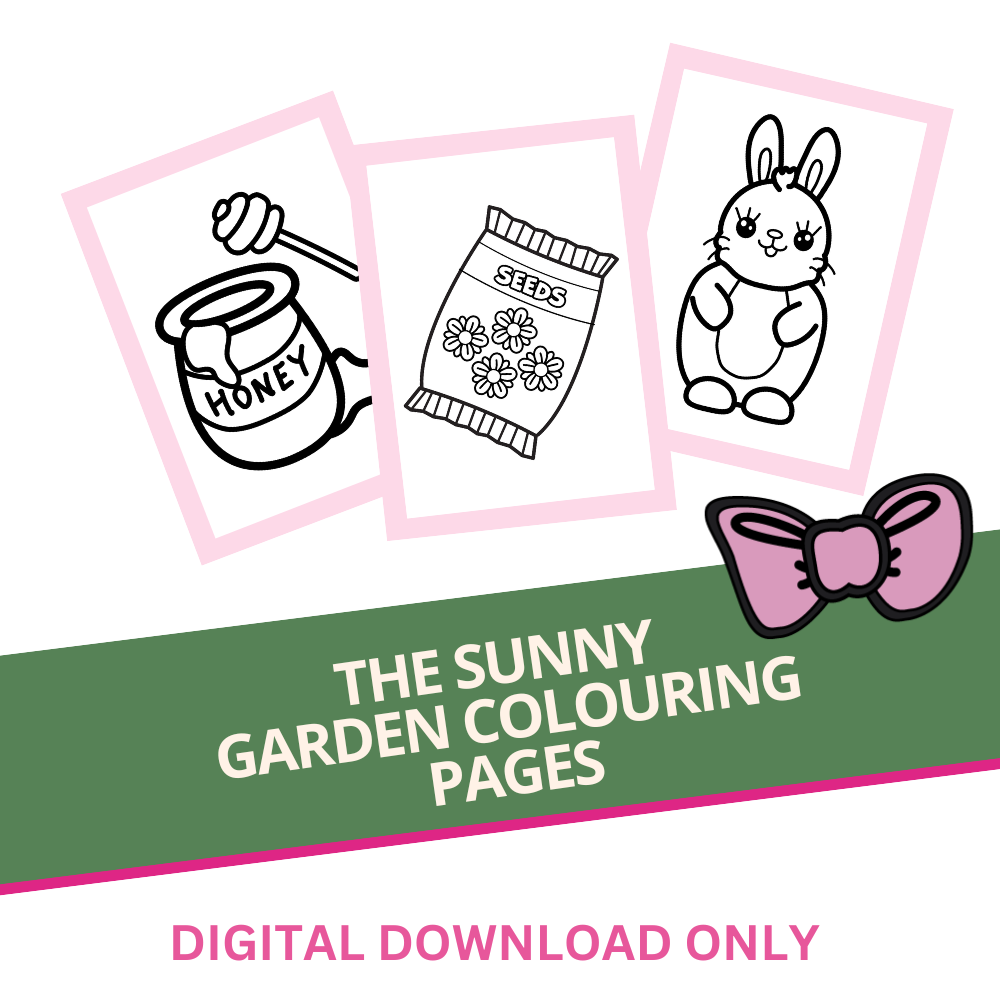 The Sunny Garden Colouring Pages (30+ Pages Digital Download Only)