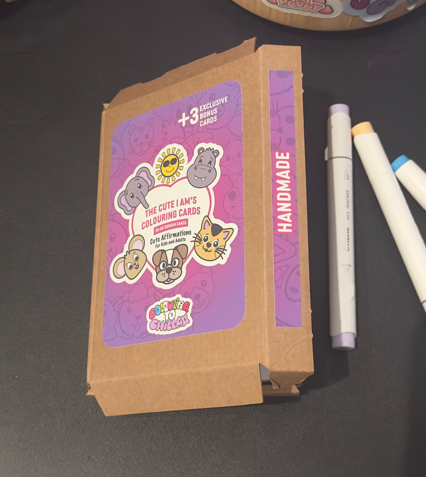 The Cute I Am's Colouring Cards