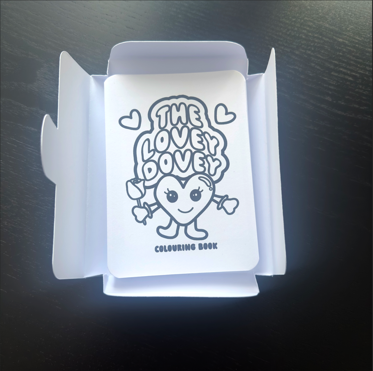 The Lovey Dovey Colouring Cards