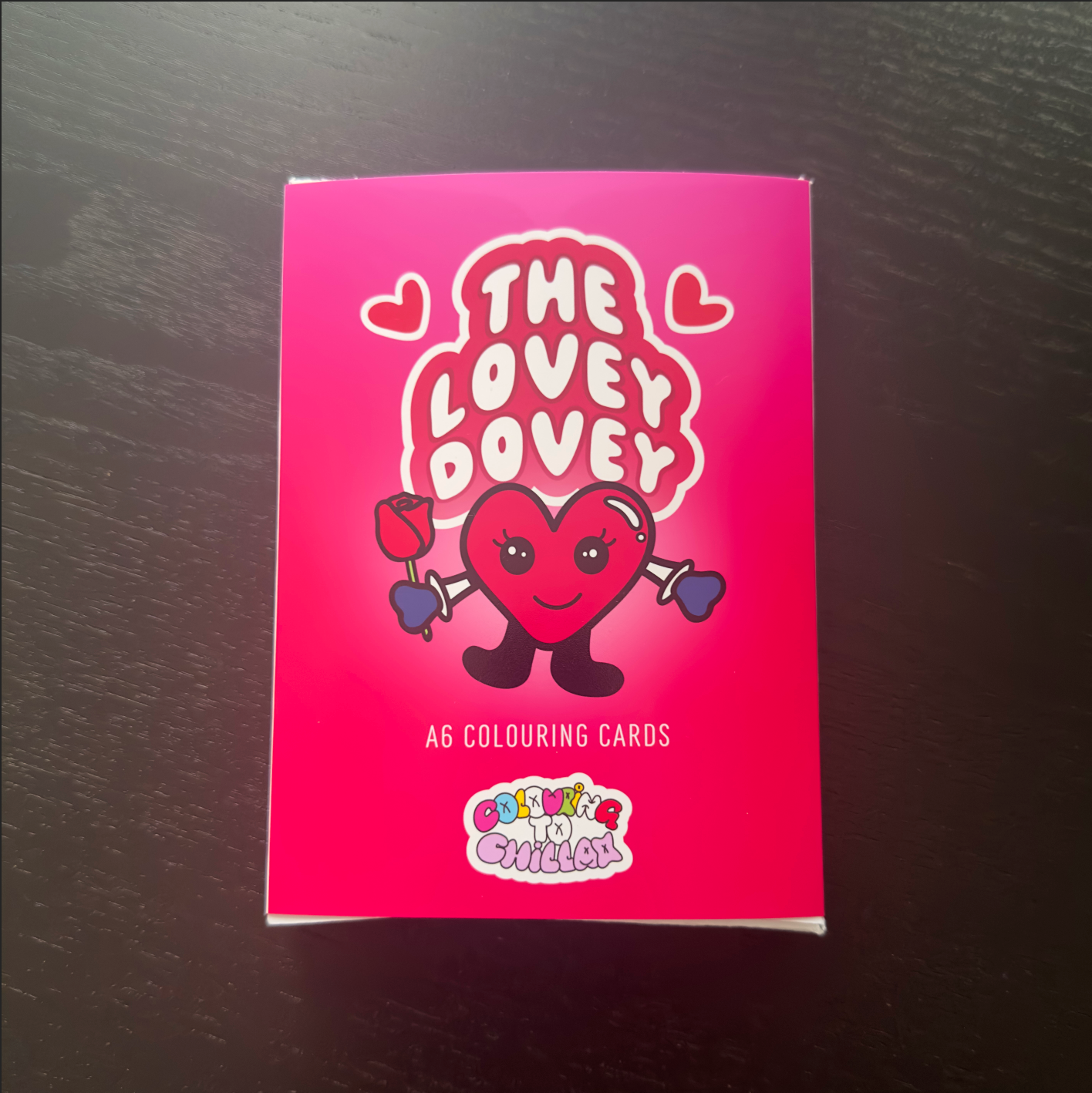The Lovey Dovey Colouring Cards