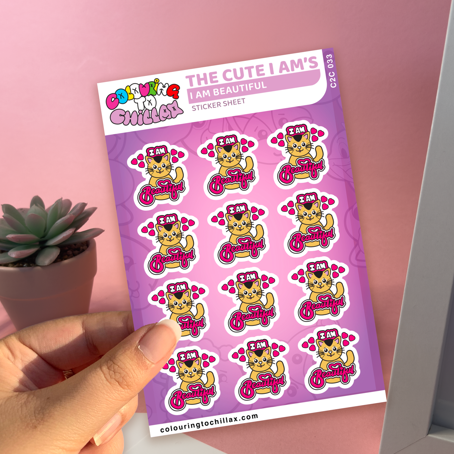 I Am Beautiful - Sticker Sheet