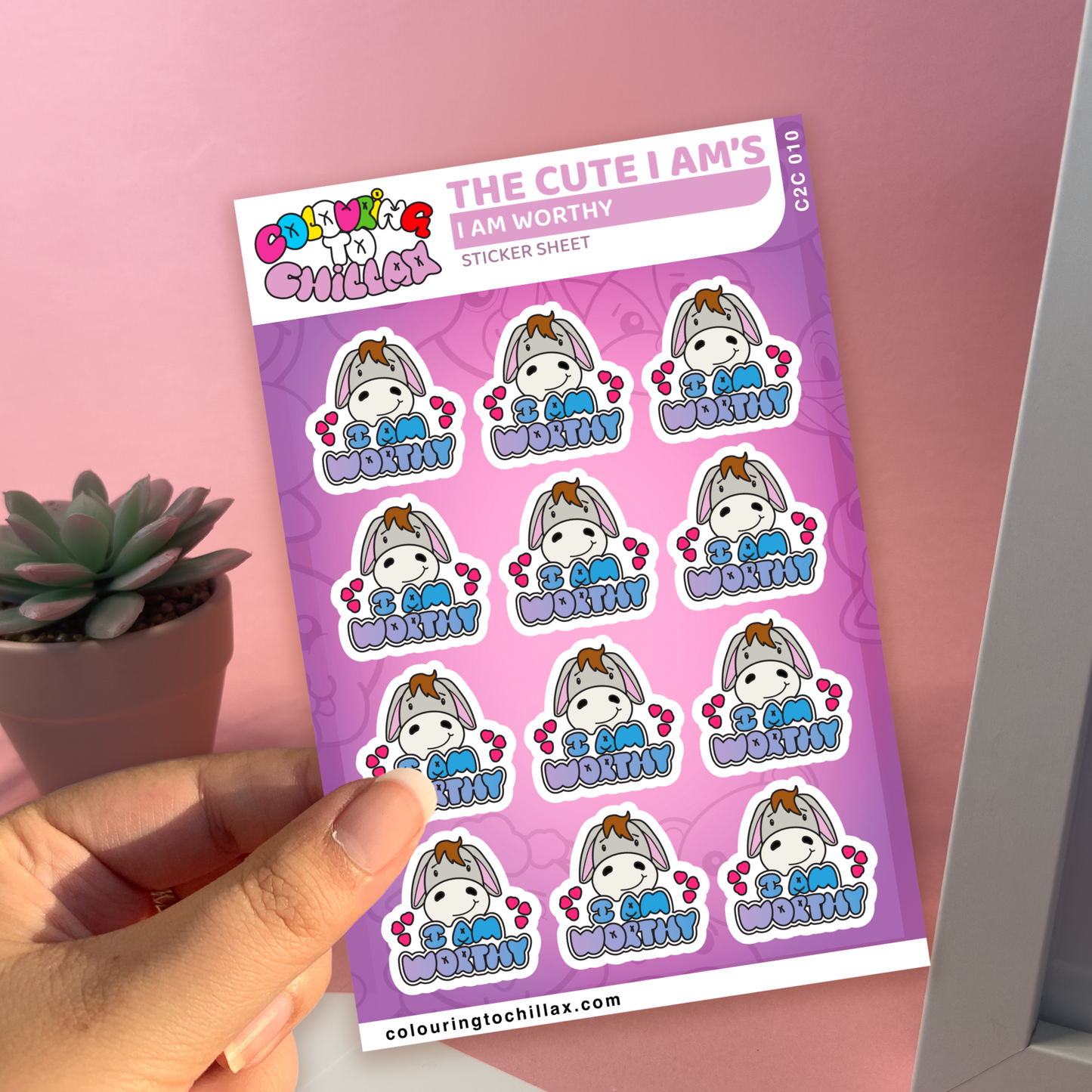 I Am Worthy - Sticker Sheet
