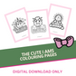 The Cute I Ams Colouring Pages (30+ Pages Digital Download Only)