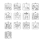 Huffles' Halloween Colouring Book