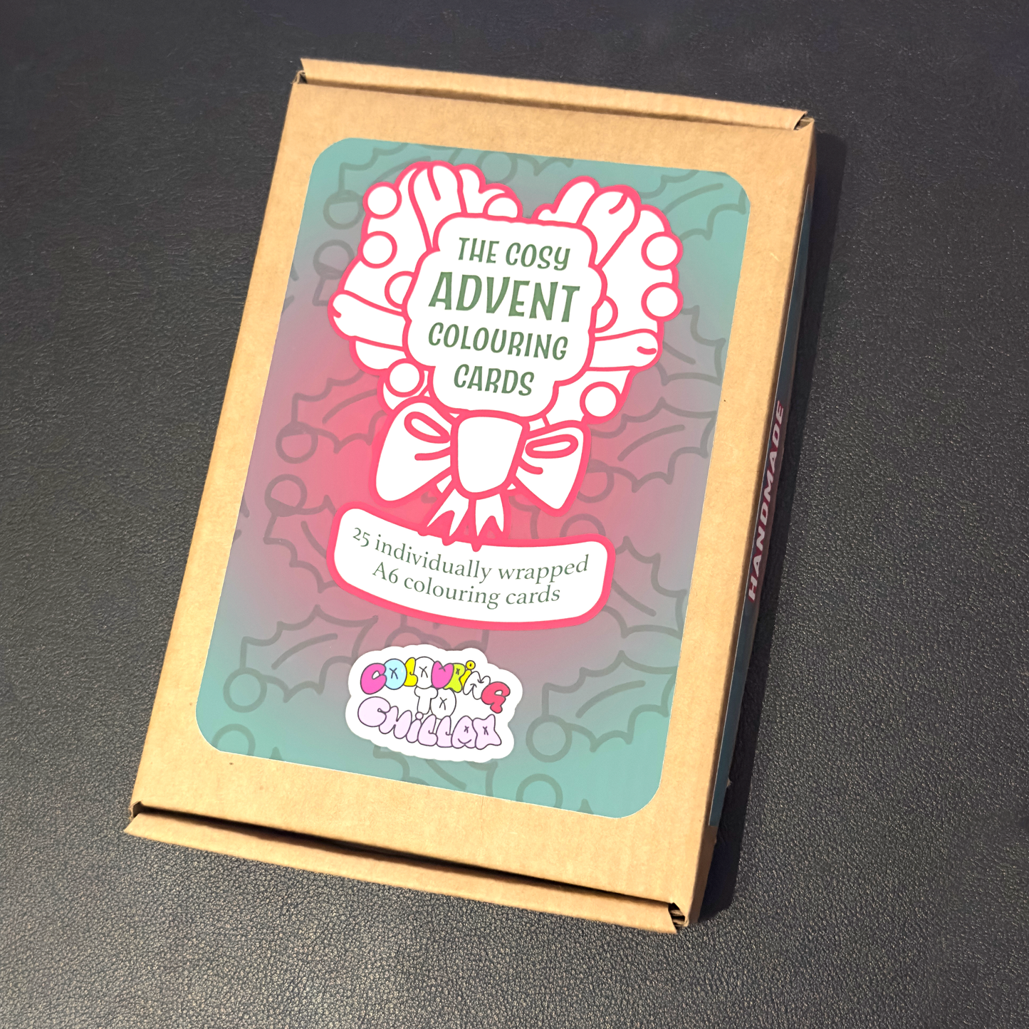 The Cosy Advent Colouring Cards - img1 - colouringtochillax.com