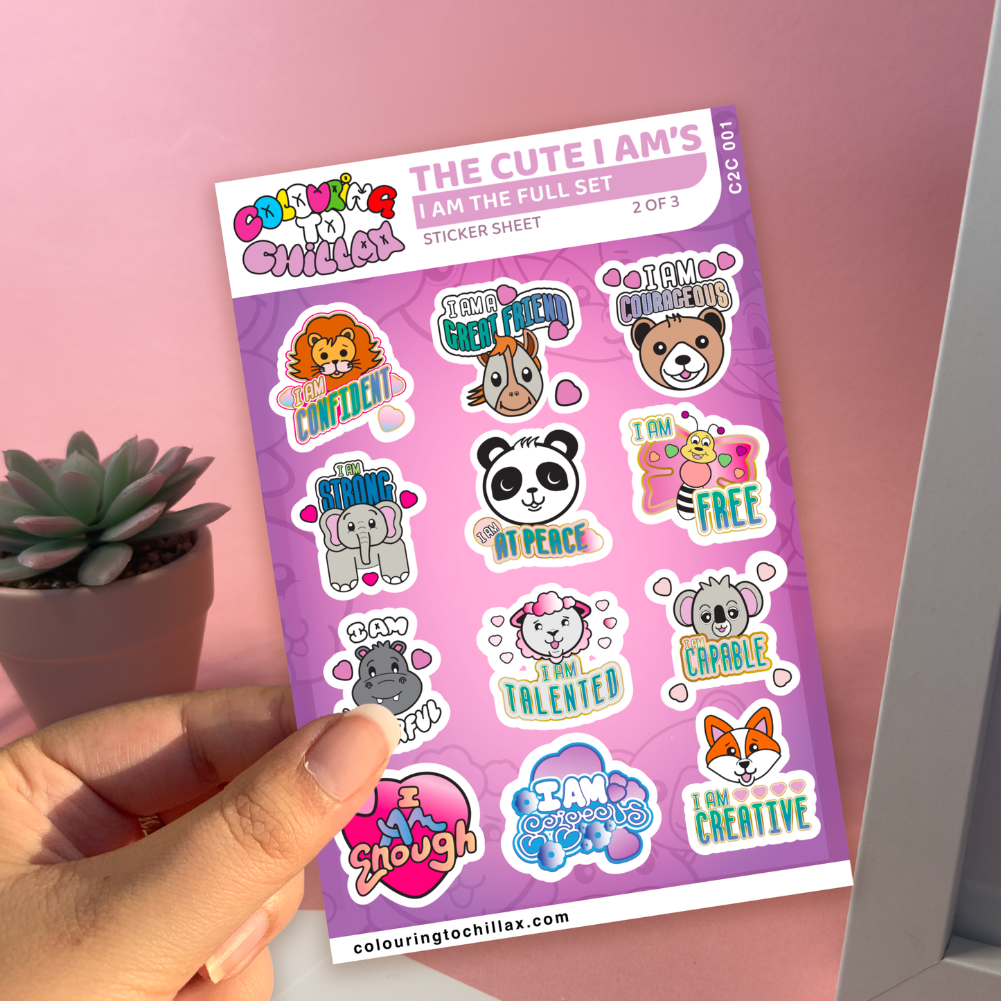 I Am The Full Sticker Set - Sticker Sheets x 3