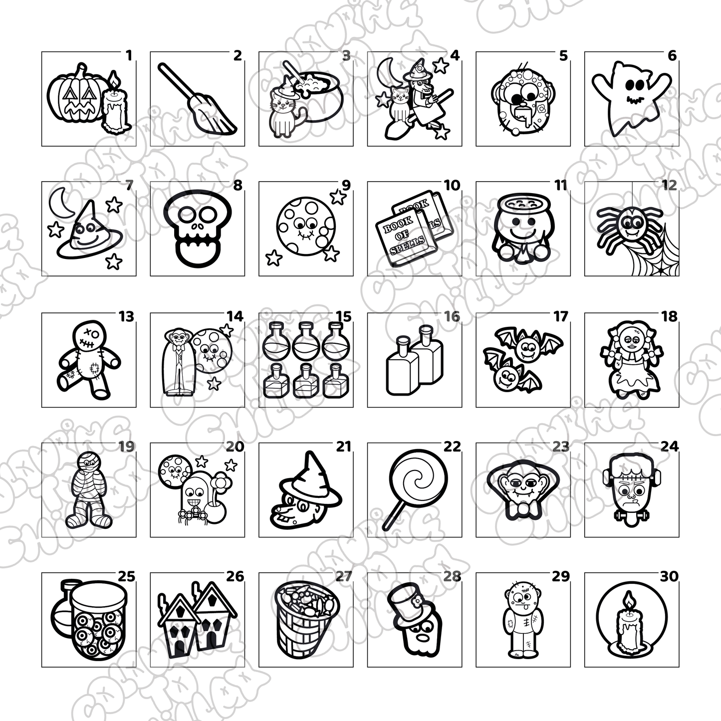 The Haunted Horrors Colouring Book