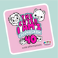 Cover of 'The Cuter I Am's Colouring Book 40' with cartoon animals on a light blue background