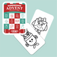 The Cutest Christmas: Advent Colouring Cards