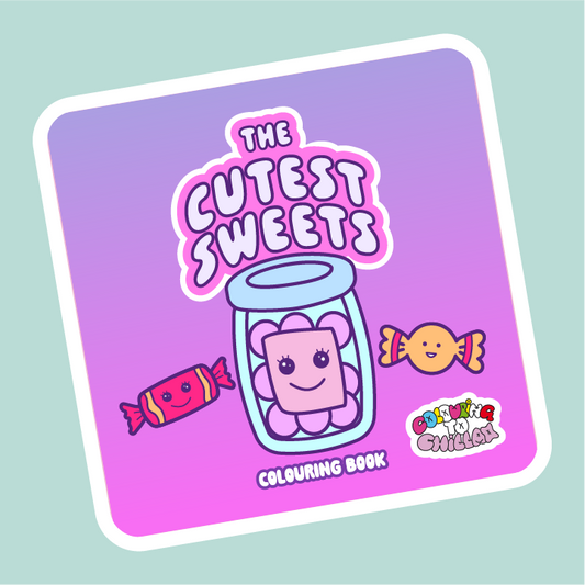 The Cutest Sweets Colouring Book