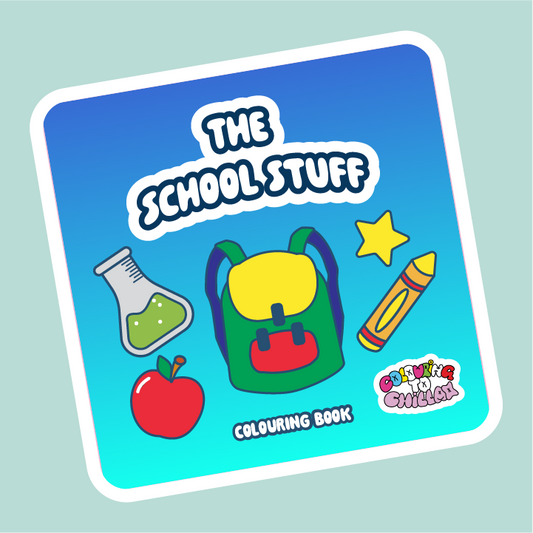 The School Stuff Colouring Book